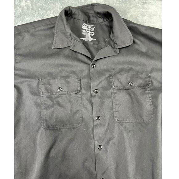 Dickies Temp Control Cooling Work Shirt XL Black Short Sleeve Uniform Mens - Picture 4 of 10